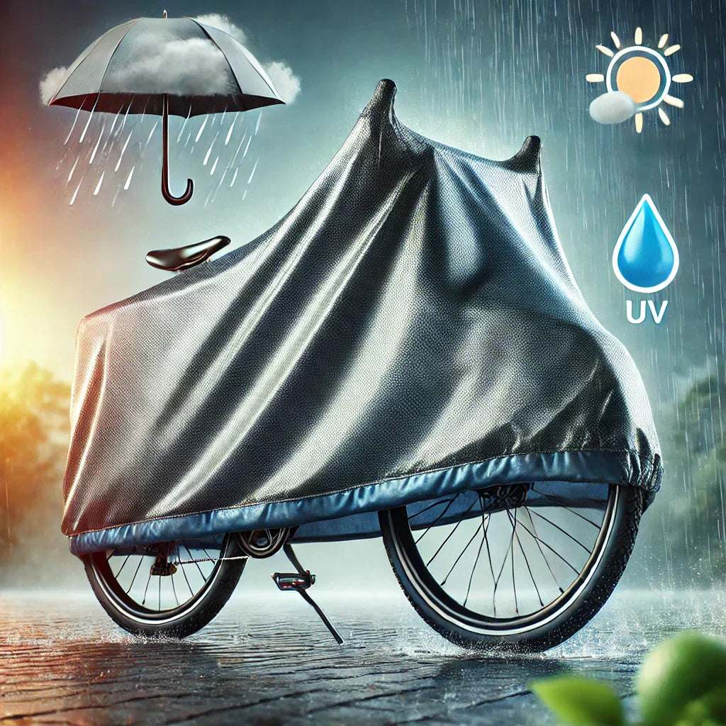 High-quality bicycle cover offering rain, dust, and UV protection.