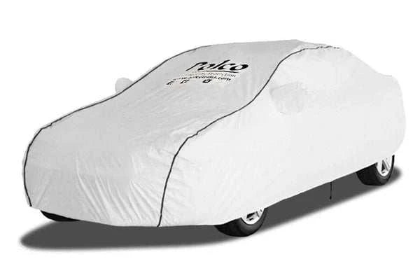 Premium Hyundai Tucson Car Cover | 3D Plus Fabric | Water-Resistant & UV Resistant, Dustproof, Scratchproof | With Mirror Pockets and Antenna Pockets, Elastic Corners, Center Belt, Storage Bag | From Polco
