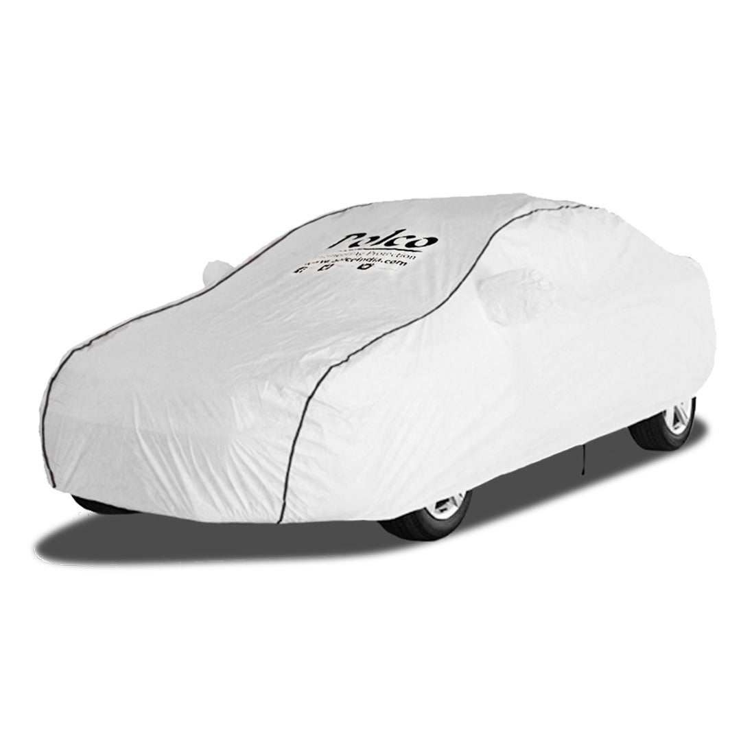 Premium Mahindra Marazzo car cover, water-resistant, UV resistant, Dustproof, Scratchproof, with mirror and antenna pockets.