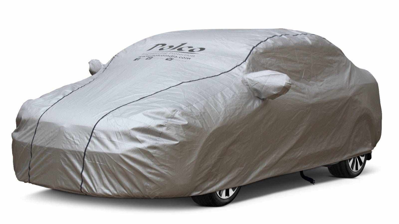 Premium MG ZS EV car cover in silver, water and UV resistant with mirror and antenna pockets.