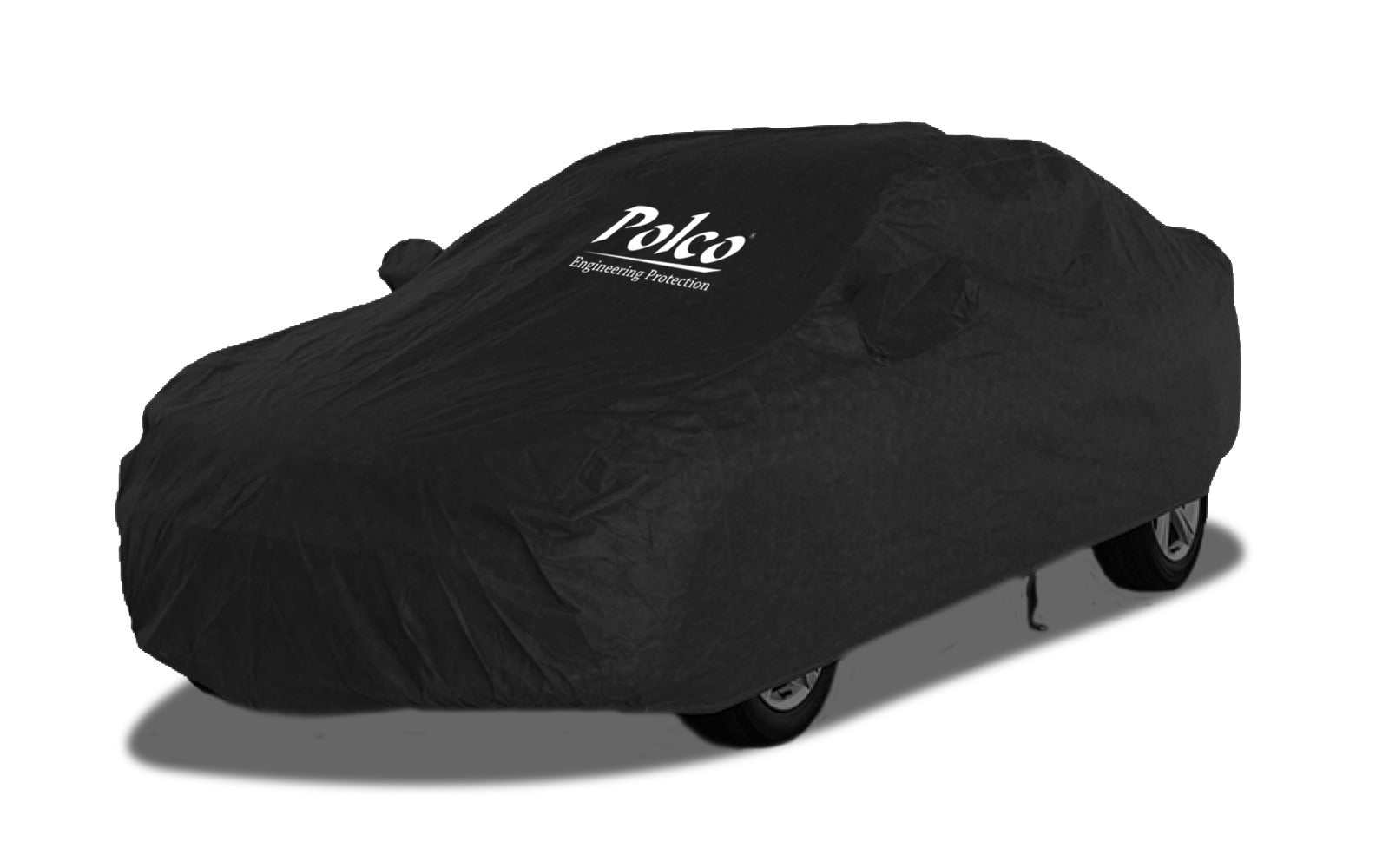 Premium BMW X1 car cover by Polco, water-resistant, UV-resistant, with mirror and antenna pockets.