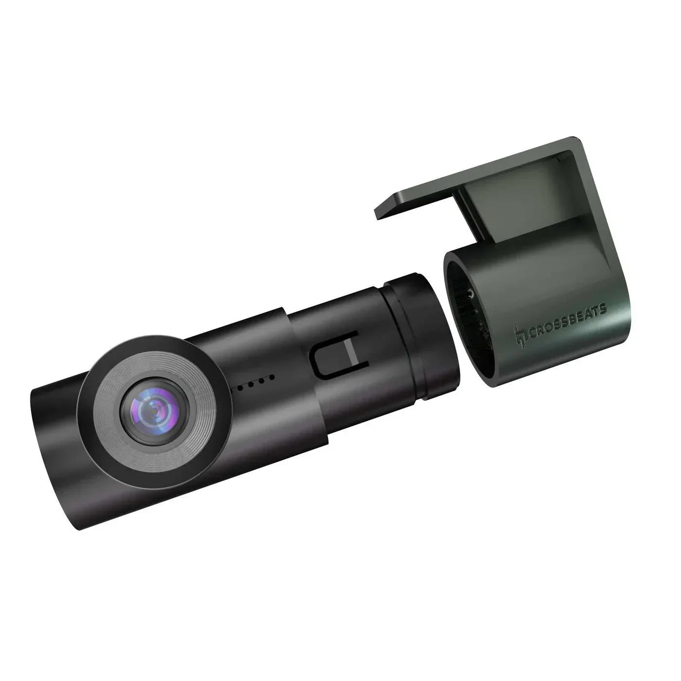 Crossbeat Roadeye Neo dash camera with 360° adjustable frame and full HD recording.