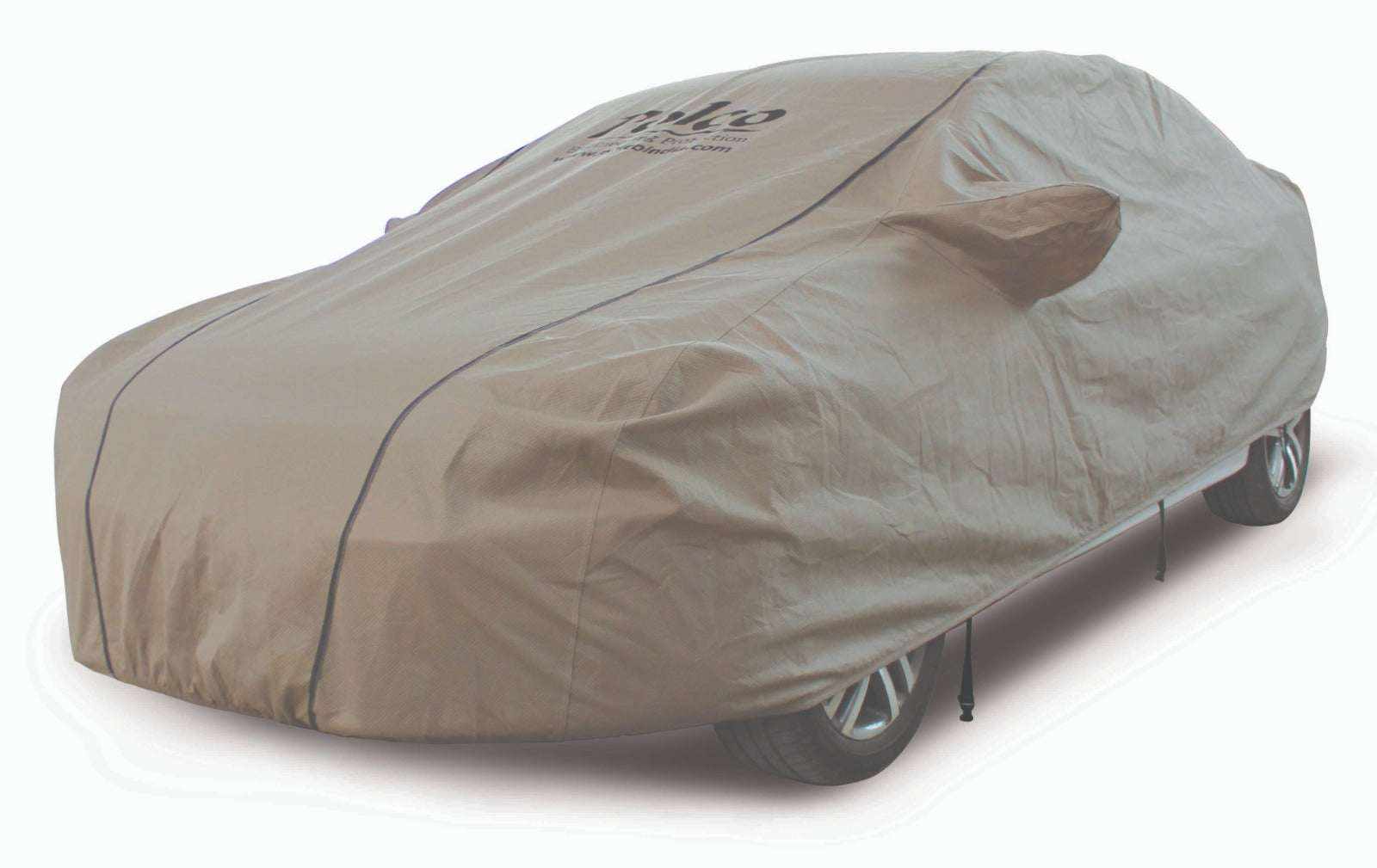 Premium KIA Seltos Car Cover | K-Series | Water-Resistant and UV Resistant, Dustproof, Scratchproof | With Mirror Pockets and Antenna Pockets, Elastic Corners, Center Belt, Storage Bag | From Polco.