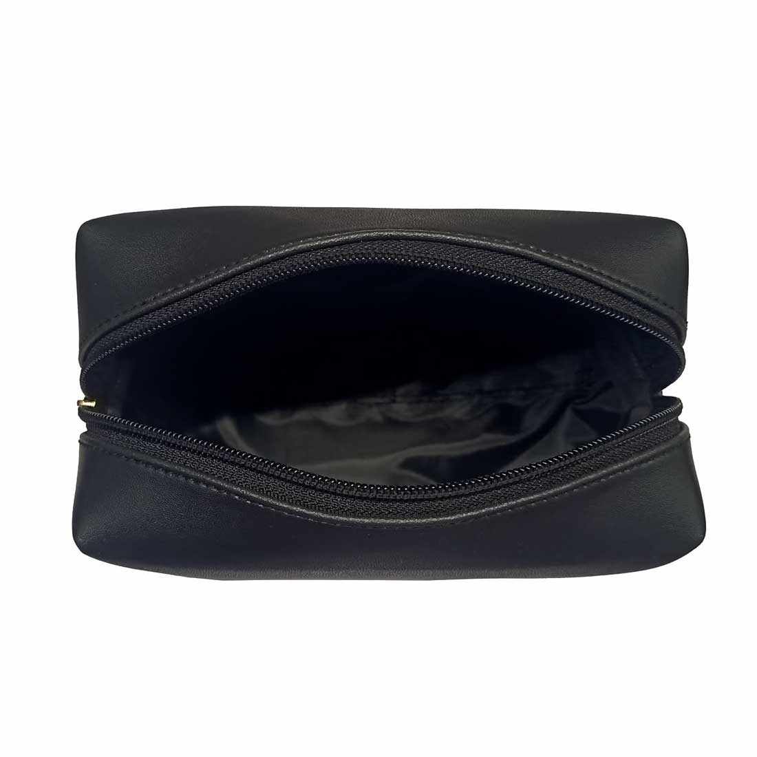 Polco Personalized Zipper - Travel Utility Pouch| N-Series - Black | Compact, Durable, & Elegant Design - Polco  Merchandise