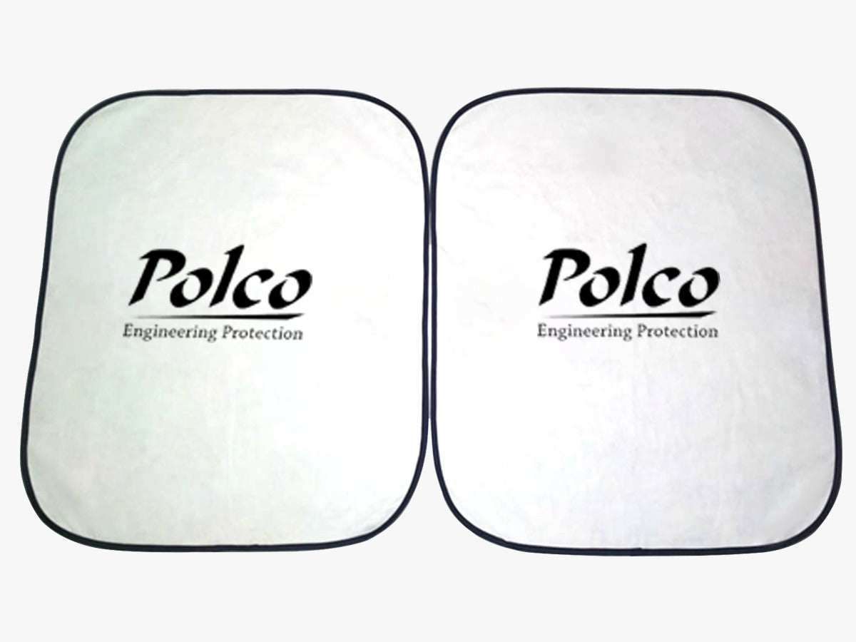 Polco Car Front Sun Blind | DuPont Tyvek Fabric | Blocks UV & Heat | Innovative Fit for Compact Cars | 1-Piece | Size- 66x36 inch