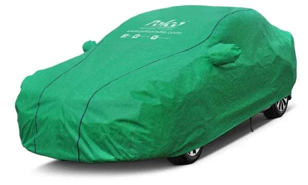 Advanced Hyundai Tucson Car Cover | N-Series | Water-Resistant & UV Resistant, Dustproof, Scratchproof | With Mirror Pockets and Antenna Pockets, Elastic Corners, Center Belt, Storage Bag | From Polco