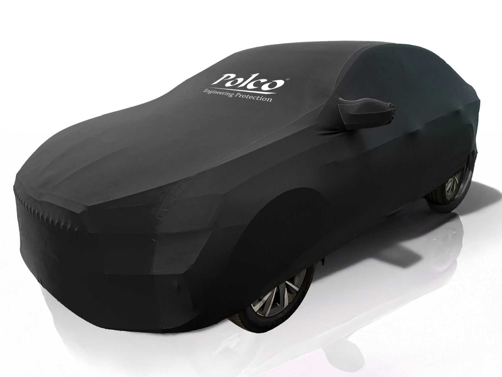 Premium Land Rover Range Rover Evoque Car Cover |  Stretch Fabric | Water-Resistant & UV Resistant, Dustproof, Scratchproof | With Mirror Pockets and Antenna Pockets, Elastic Corners, Center Belt, Storage Bag | From Polco